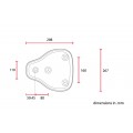 C-Racer "Solo Saddle" Universal Bobber Seat - Small - SCR11 C-Racer "Solo Saddle" Universal Bobber Seat - Small - SCR11